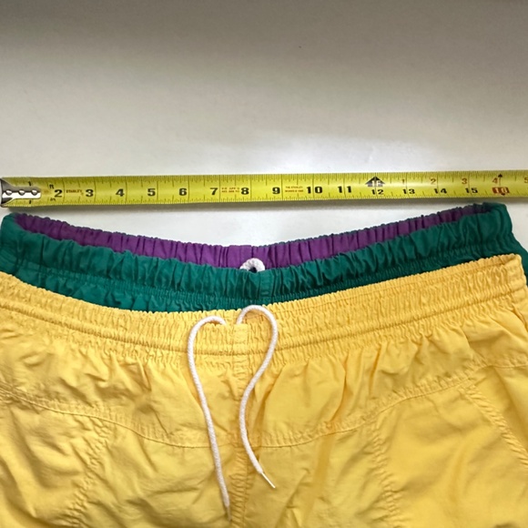 Men's Lands' End Swim Shorts 2 Pair Drawstring Waist Lightweight - Picture 5 of 5